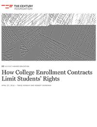 the act of enrollment at a college or university figgerits|How College Enrollment Contracts Limit Students’ Rights.